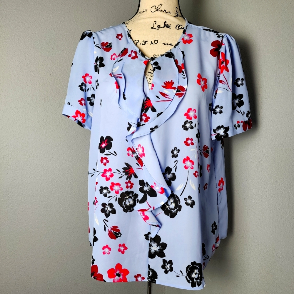 Elle floral blouse, Large